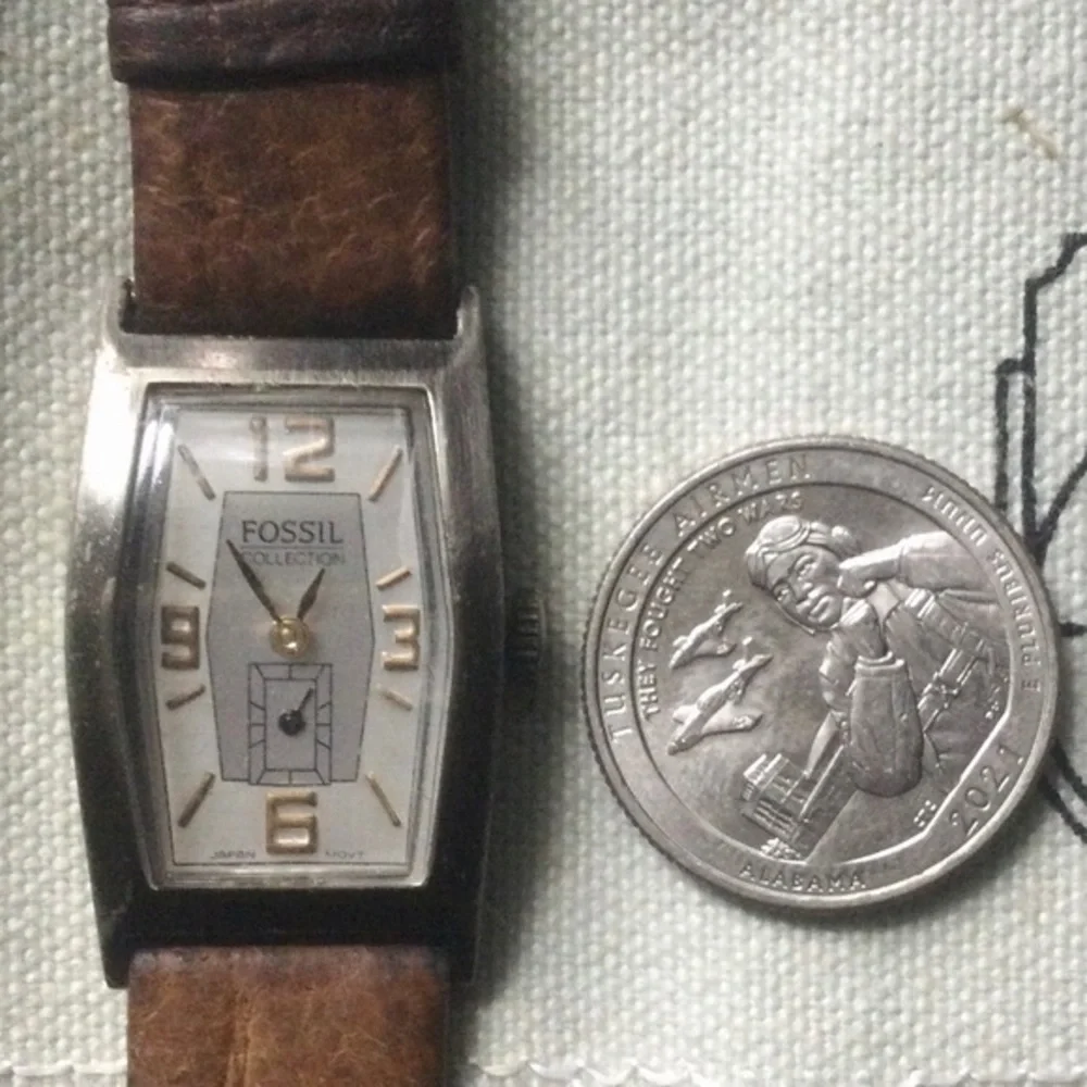 RARE 1984 FOSSIL WATCH ART DECO